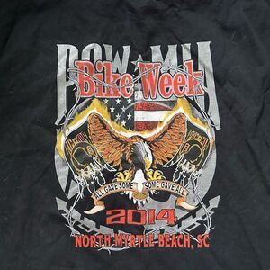 MENS MOTORCYCLE 2014 BIKE WEEK SHIRT SIZE 2XL